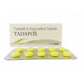 Tadapox 80mg 10顆裝 超級犀利士=犀利士(Tadalafil 20mg)+達泊西丁(Dapoxetine 60mg) 便宜 硬 持久